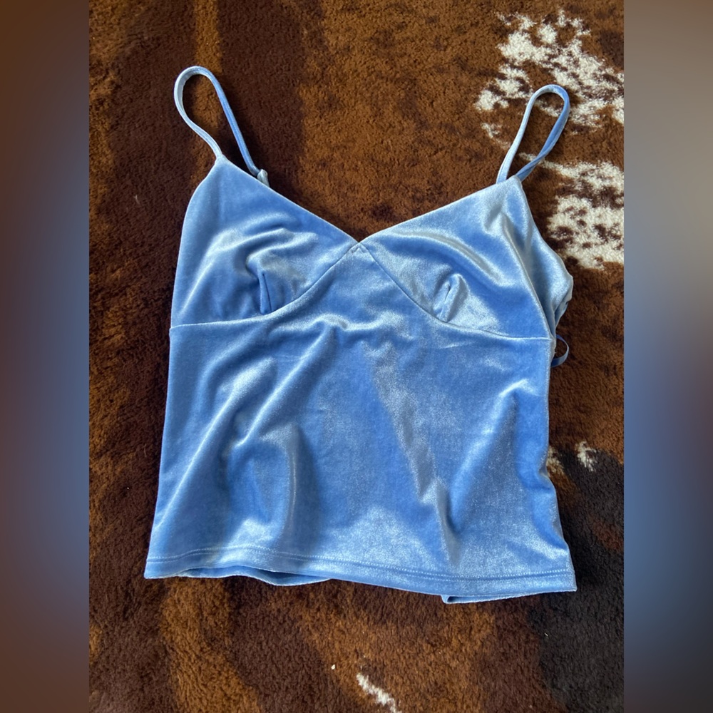 Wild fable velvet tank top